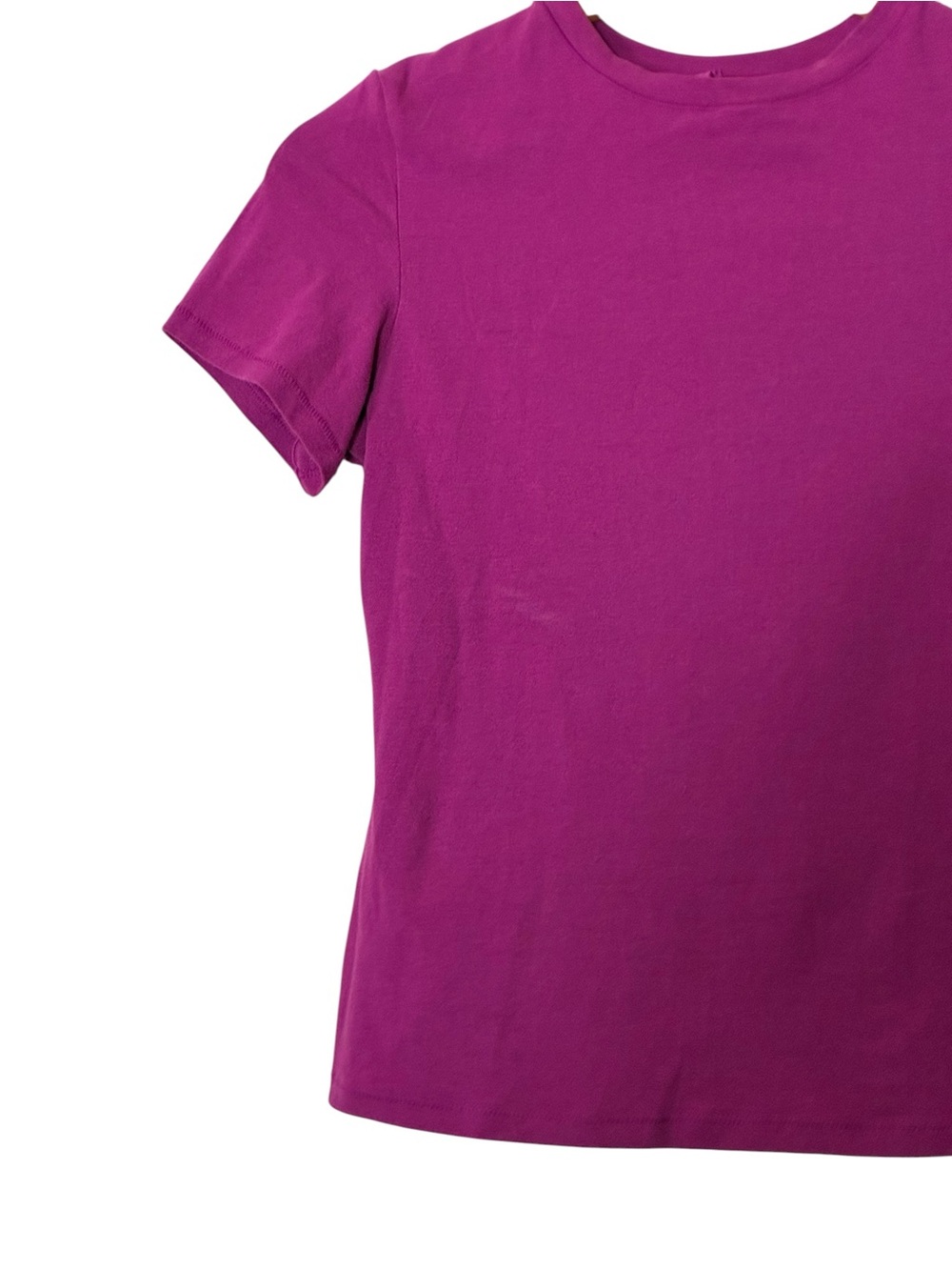 SKIMS | LIKE NEW buttery soft crew neck stretch t-shirt in lollipop size medium - Picture 4 of 13